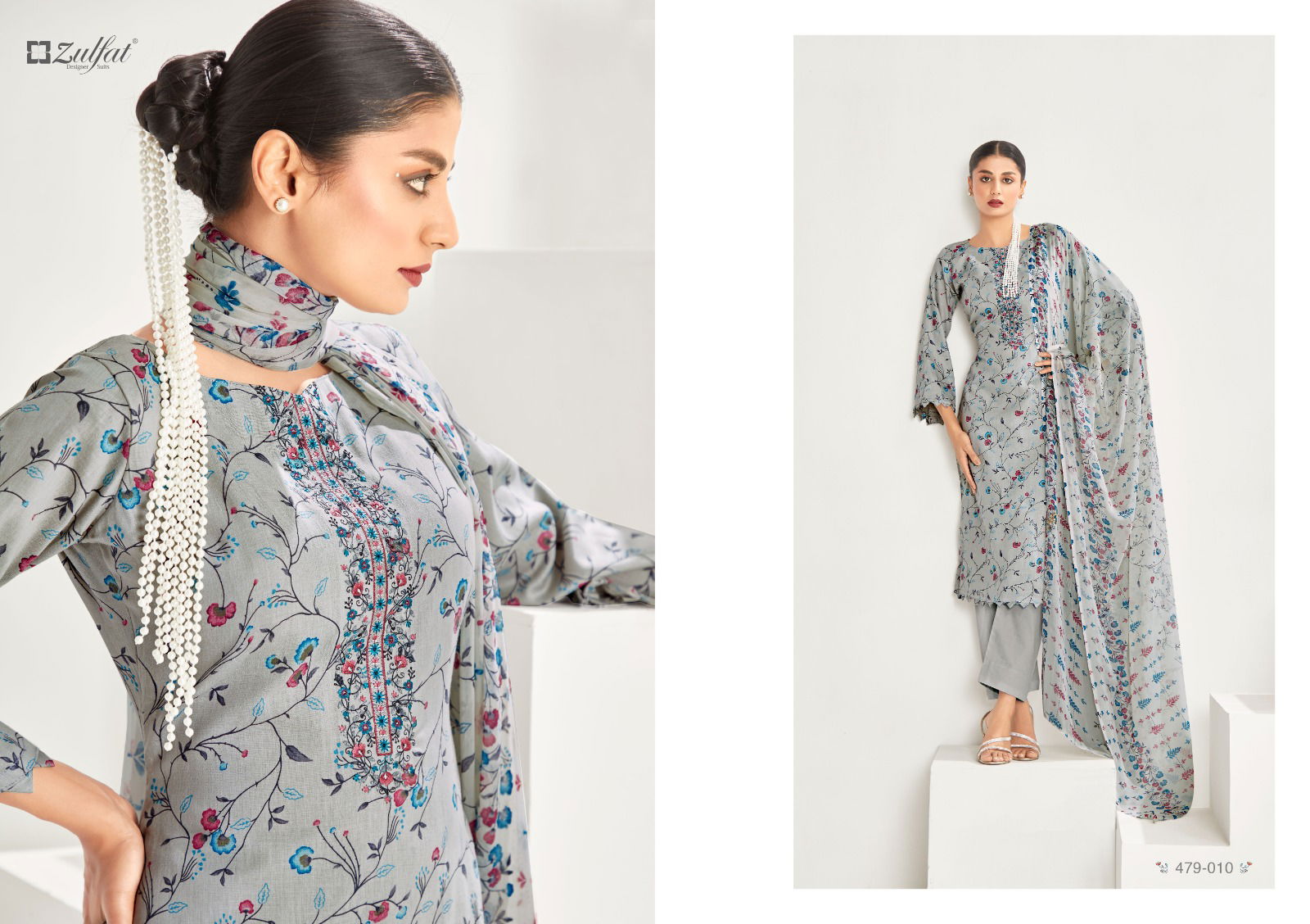 Zulfat Khwaish Daily Wear Wholesale Printed Cotton Dress Material